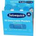 Salvequick Detectable Plasters Refill 6X35 Blue (Box of 6) CM0544