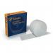 This photograph features a blue dot first aid supplies click medical tubular bandage, size F, measuring 10 meters. The bandage is neatly packaged and patterned with a grid-like design on the outside. It appears capable of securely holding and protecting wounds or injuries.