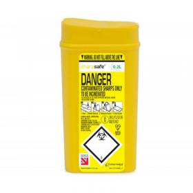 Sharpsafe Sharps Bin 0.2Ltr  CM0641