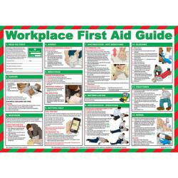 Safety First Aid Click Medical Workplace First Aid Poster  CM1302