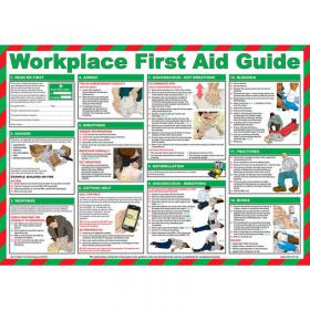 Safety First Aid Click Medical Workplace First Aid Poster  CM1302
