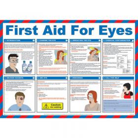 Safety First Aid Click Medical First Aid For Eyes Poster  CM1303