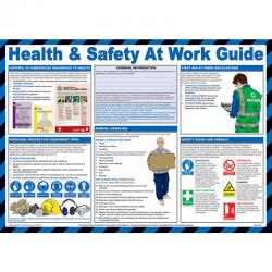 Safety First Aid Click Medical Health And Safety At Work Poster  CM1309