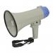 The photograph captures the compact size and sleek design of Click Medicals handheld megaphone, perfect for emergency situations. The first aid supplies are neatly organized and ready for use, with the brands logo prominently displayed on the packaging.