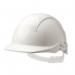 Centurion Concept Full Peak Slip Ratchet Helmet White  CNS09CWA