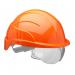 Centurion Vision Plus Safety Helmet Integrated Visor Orange  CNS10PLUSEORA