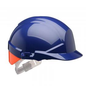 Centurion Reflex Safety Helmet Blue C W Orange Rear Flash Blue  CNS12BHVOA