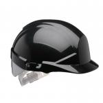 Centurion Reflex Black Slip Ratchet Helmet With Silver Flash CNS12KSA