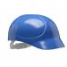 The photograph captures a sturdy blue hard cap, designed with a centurion logo on its front. It features a sleek and modern design, with a comfortable fit and durable construction. The centurion logo adds a touch of professionalism to the overall look.