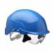 Centurion Spectrum Safety Helmet Blue C / W Integrated Eye Protection Blue  CNS20BA