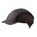 The AirPro Hard Caps Centurion Airpro Baseball Bump Cap has a sleek black design with a reduced peak for maximum protection. The durable material ensures long-lasting use. Perfect for sports or industrial settings.