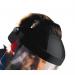 The photograph shows a collection of Centurion face visors and full masks, including the S89 Slip Ratchet Browguard. The products appear to be made of durable materials and have a sleek design. The browguard has a ratchet system for easy adjustments.