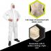 Beeswift Cn4013E Disposable Coverall Type 5 / 6 White Large COCN4013EWL