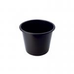 Deflecto Essentials Range 14 litre Waste Bin - Black CP025YTBLK