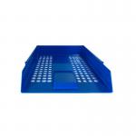 Deflecto Essentials Range Letter Tray - Blue CP043YTBLU