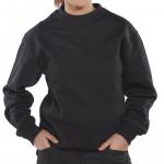 The picture shows a black Beeswift sweatshirt made of premium sweatshirt material. The letters CPPCSBLS can be seen on the chest, likely indicating the brand or style. The sweatshirt appears to be of high quality and perfect for cooler weather.