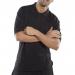 This photograph captures the sleek and professional look of the Beeswift Premium Polo Shirt in black. The 3XL size provides a comfortable fit, and the high-quality Beeswift logo adds a touch of sophistication. Perfect for any business or casual setting.