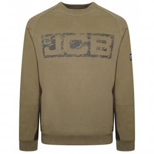 JCB Trade Crew Sweatshirt Olive M CREWOL-M
