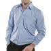 This Beeswift Classic Shirt in Sky Blue is a timeless, long shirt with a 14.5-inch collar size. The crisp fabric and clean lines make it a versatile addition to any wardrobe.