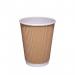 12oz Kraft Ripple Hot Cup Pack of 25 CT0064