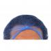 The image shows a box containing 100 blue hairnets from Beeswift Disposable Workwear. The hairnets are designed to be detectable and are labeled with the brand name and product name. The box appears to be neatly organized and ready for use.