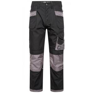 JCB Trade Plus BlackGrey Rip Stop Trouser 38 DIM-38