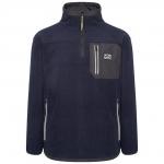 JCB Trade Heavyweight 14 Zip Navy Tech Fleece S DK9T-S