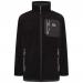 The JCB Fleeces JCB Trade Fleece is a stylish black full zip design. Made with soft, cozy material, this fleece is perfect for chilly days. The JCB logo is featured prominently on the chest, adding a touch of branding to the classic look.