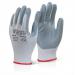 Beeswift Nitrile Foam Polyester Glove Grey L (Box of 10) EC6NGYL