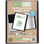 Eco Eco A4 50% Recycled Presentation Display Book with 40 Pockets - Single ECO004-S