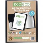 Eco Eco A2 50% Recycled Pocket Presentation Display Book with 40 Pockets - Single ECO008-S