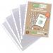 Eco Eco A4 100% Recycled Bag Multi Punched Pockets - Pack of 25 ECO009-S