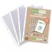 Eco Eco A4 100% Recycled Bag Multi Punched Pockets - Pack of 25 ECO009-S