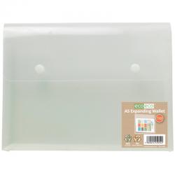 eco-eco Eco Eco A5 95% Recycled Expanding 2 Stud Wallet - Single ECO054-S