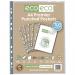 Eco Eco A4 100% Recycled Bag Premier Multi Punched Pockets - Pack of 100 ECO057-S