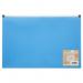 Eco Eco A4+ 50% Recycled Expanding Zip File Blue - Single ECO070-BS