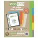 Eco Eco A4 50% Recycled Wide Index File Dividers - 1 Set of 5 ECO072-S