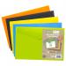 Eco Eco A5 50% Recycled Colour Press Stud Wallets - Pack of 5 ECO075-S