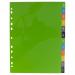 Eco Eco A4 50% Recycled January - December Index File Dividers - 1 Set ECO081-S