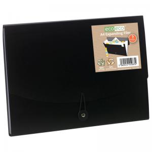 eco-eco Eco Eco A4 50 Recycled Expanding File with 7 Pockets - Single