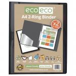 Eco Eco A4 95% Recycled Presentation 2 Ring Binder - Single ECO086-S