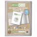 Eco Eco A4 50% Recycled Presentation Display Book with 40 Clear Pockets - Single ECO098-S