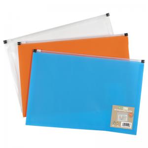 eco-eco A5 50 Recycled Expanding Zip File - Single ECO106-S