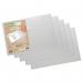 A4 50% Recycled Clear Press Stud Wallets - Pack of 5 ECO111-S