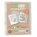 A4 95% Recycled Clear Presentation 2 O Ring Portrait Binder  ECO112-S