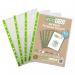 A4 100% Recycled 65 Micron Multi Punched Pockets - Pack of 100 ECO113-S