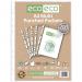 A4 100% Recycled Multi Punched Pockets - Pack of 200 ECO129-S