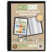 A4 50% Recycled Fold Flat Spiral Display Book with 60 Pockets - Single ECO135-S