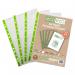 A4 100% Recycled 65 Micron Multi Punched Pockets - Pack of 25 ECO147-S