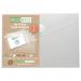 A6 95% Recycled Clear Press Stud Wallets (5) ECO155-S